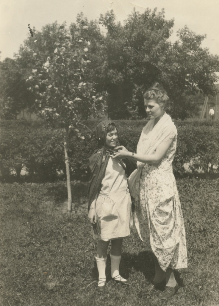 Julia as Mother in Little Red Riding Hood Play - Minot State Teachers College